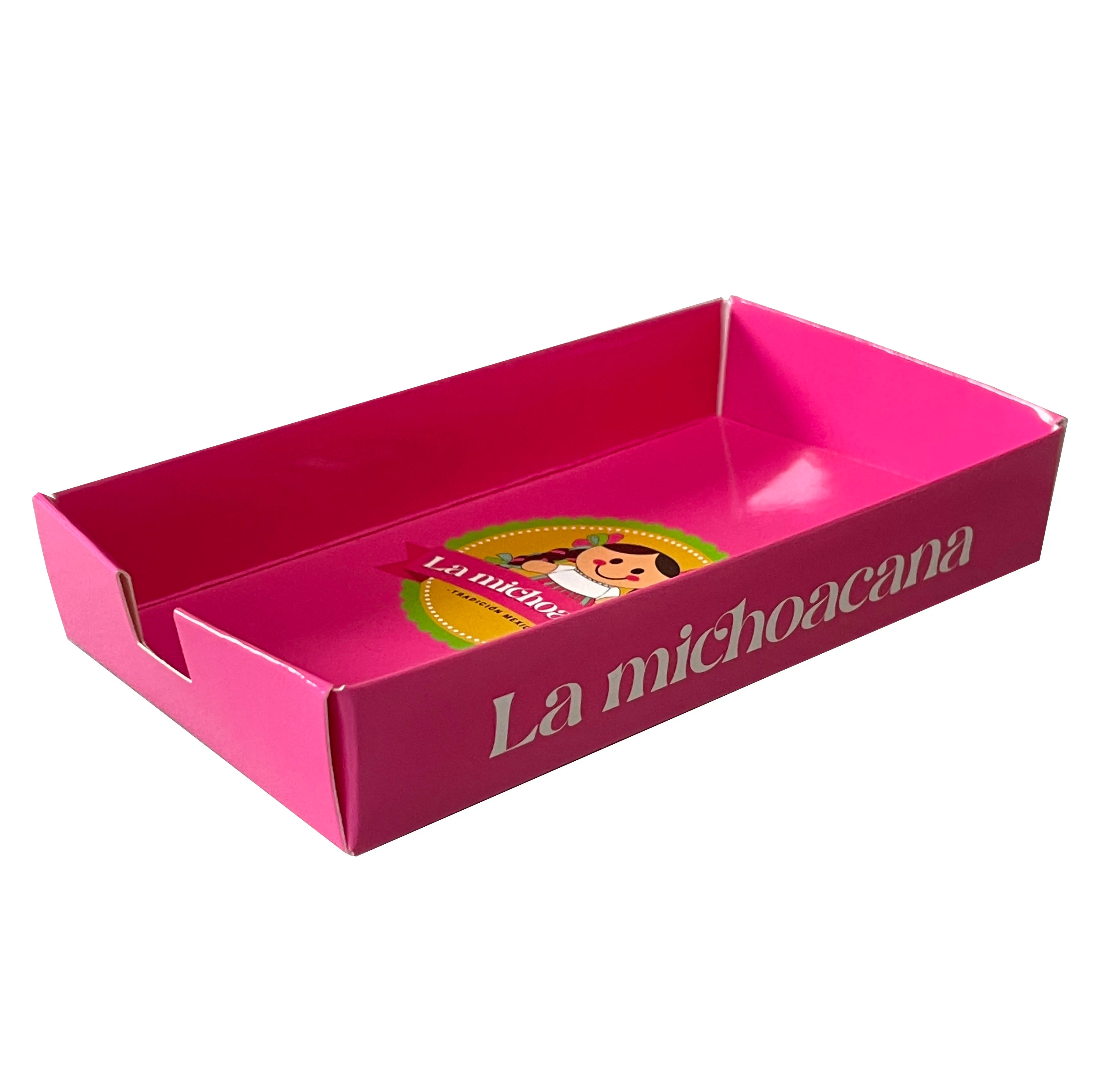Wholesale  Cheap Price Creative Popsicle Paper Tray Packaging Box Customized Creative Ice Cream Display Food Packaging