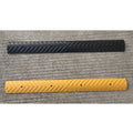 Durable Mini Small Yellow Black Speed Hump Rubber Speed Bump Stripe
