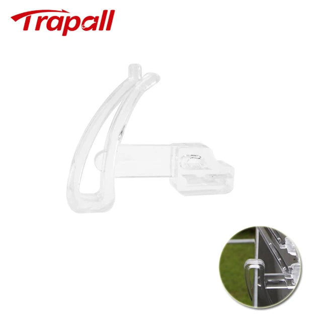 Universal Durable Plastic Transparent Clamp Clear Bird Spike Clip