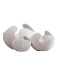 Creative Nordic Modern Luxury White Eggshell Ceramic Vase for Christmas Home Decoration