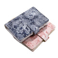 Luxury A5 Checkered Budget Binder 6 Ring Pu Leather Grid Pattern Cash Budget Binder Notebook Planner Shell With Custom LOG
