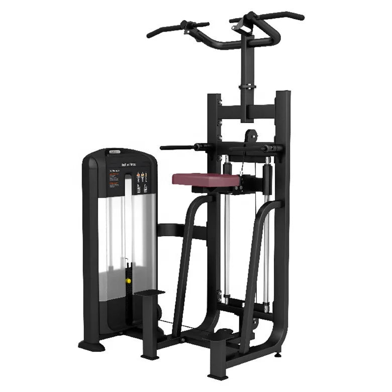 Strength Training Assisted Chin Dip up Machine Gym Fitness Equipment Assist Dip Chin Gym Machine for Bodybuilding