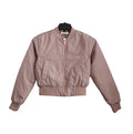 Custom Women Varsity Jacket Cotton Patchwork Mandarin Collar Zipper Closure Sports Outwear Bespoke Activewear Uniform Coat
