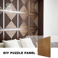 MUMU 3D Unique Design Handmade Luxury Straight Groove Interior Door Solid Wood Wall Cladding Board Panel