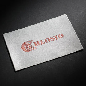 Custom Soft Satin Clothing Labels Woven Polyester Care Label with Printed Logo for Clothes