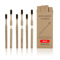 Travel Case Oral Heads Tooth Brush Portable Biodegradable Eco-friendly Bamboo Traveling Toothbrushes With Medium Bristle