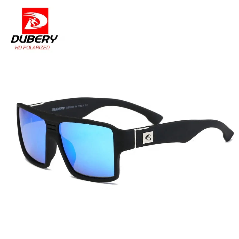 DUBERY 2025 Designer Sunglasses Anti UV Sport Sunglasses for Men and Women with Polarized Tac Lenses and PC Frame