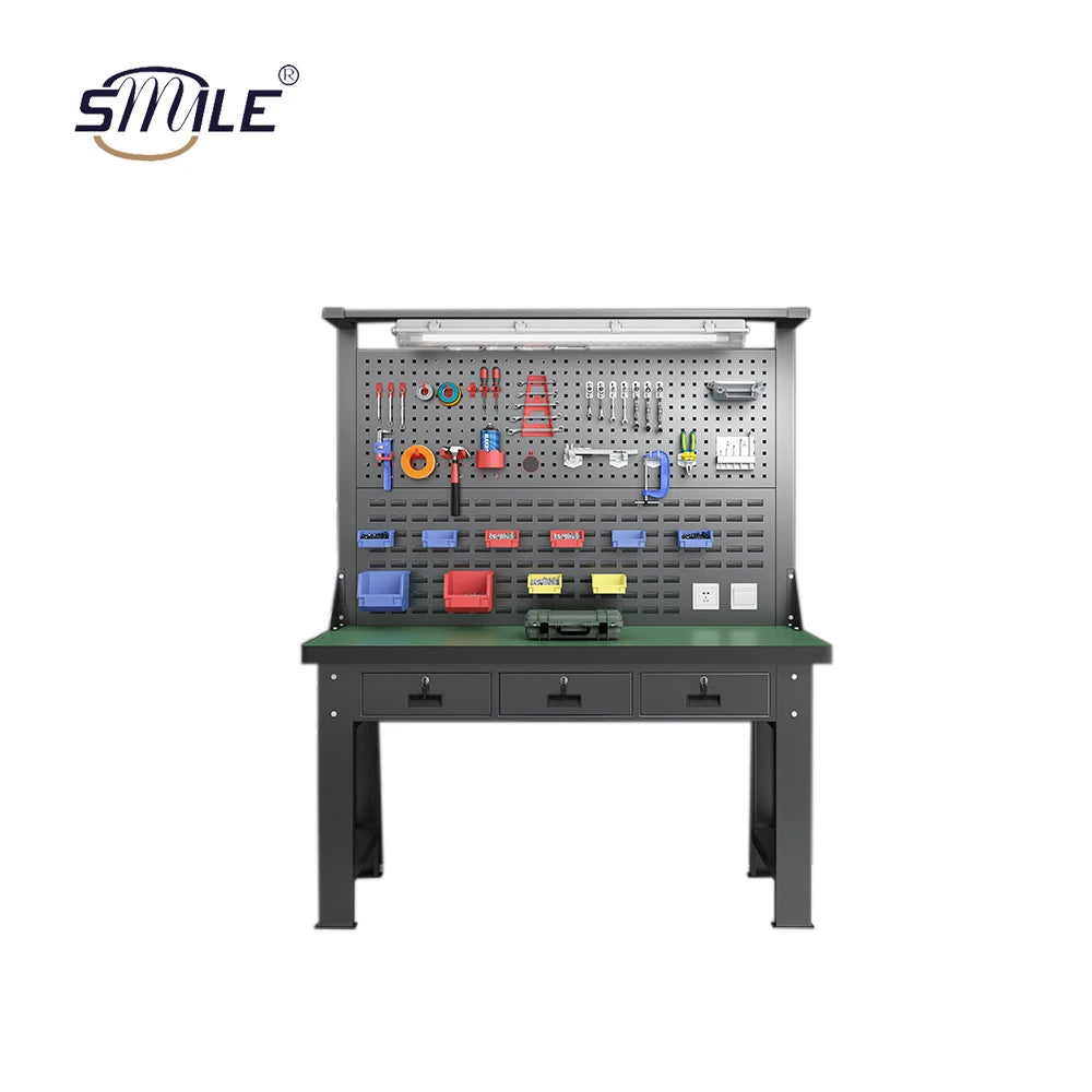 CHNSMILE Anti Static Workstation Industrial Furniture Table Custom Mechanical Workshop Work Bench