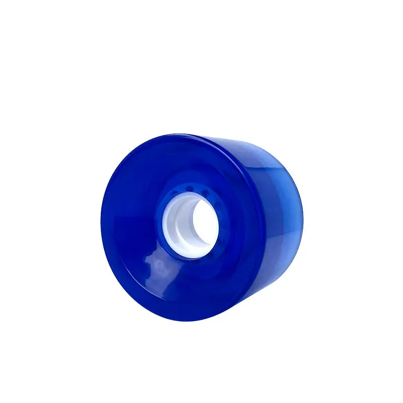 Wholesale Custom 70x51mm 83A 80% Rebound Blue Double Rocker Longboard Wheels for Adult Skateboarding