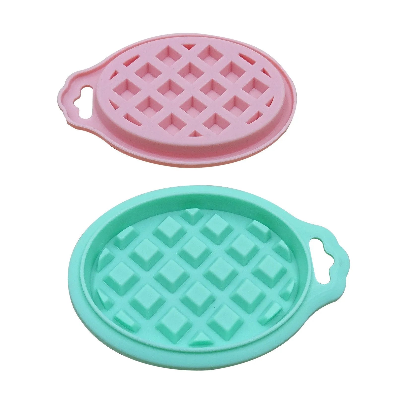 B7-42  Hot Sale Non-stick Waffle Silicone Mold Kitchen Bakeware Silicone Baking Cake Mold Baking Supplies