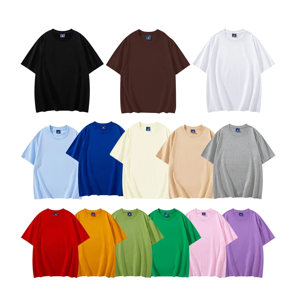 Blank t Shirts for Men in Bulk 100% Plain Custom t Shirt Printing Manufacturer 100 Cotton Screenprint Custom Cotton t Shirts