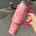 2025 Newest Wholesale 30 Oz 40 Oz Stainless Steel Engraved Cartoon Thermal Cup Car Home Travel Double-layered Coffee Cup