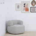 Hotel Furniture Fabric Occasional Armchairs Lazy Luxury Chair Lounge Sillas De Salon New Design Fleece Living Room Boucle Chair
