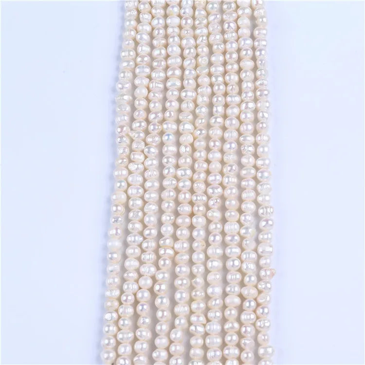 Wholesale Low Cheap Price 6-7mm White Potato Shape Pearl Strands