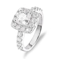 Fashion Design Women 925 Sterling Silver Ring Gemstone Rings Moissanite Ring 18k Gold Plated Jewelry Sets Wedding