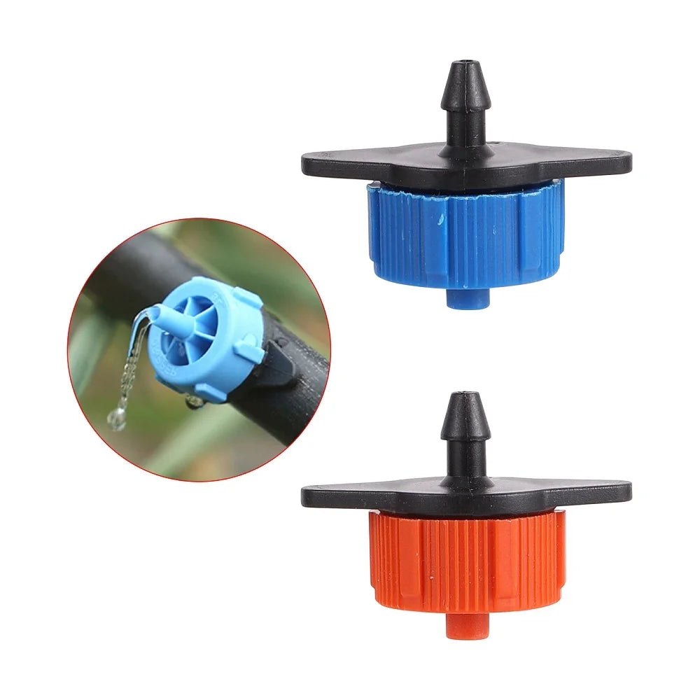 Adjustable Pressure Compensating Dripper Sprinklers 4L 8L PC Dripper Garden Drip Irrigation Dripper