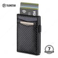 Attractive Price Mens Slim Business Bifold Smart Wallet RFID Microfiber Leather Card Holder Wallet