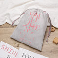 Custom Logo Exquisite Velvet Recyclable Jewelry Bag Drawstring Pouch Custom Size Storage Packaging for Wigs Perfume Toothpaste