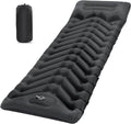 Woqi Ultra Thick 5 Inch Ergonomic Sleeping Pad with Pillow Backpacking Camping Mattress