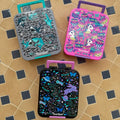 Kawaii Kids Cartoon Lunch Box for School Kids Toursun Children's Lunch Box 4 Compartment Kids Bento Lunch Box with Handle