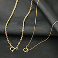 Real 14K Gold Filled Finished Rope Chain Necklace Wholesale Permanent Jewelry Tiny Women Water Wave Choker