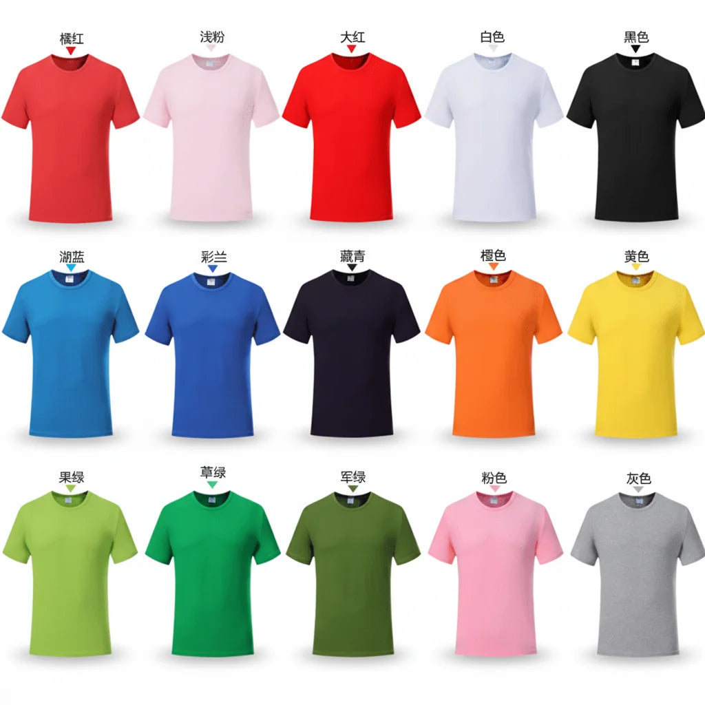 Custom Event T-shirt Printed 100% Polyester Wholesale High Quality Promotional Personalized Logo T-shirt for Team