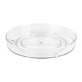 Clear Plastic Lazy Susan Turntable Spinning Kitchen Cabinet Organizer for Pantry Countertop Cosmetics Spice Jar