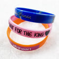 Promotion Wholesale Logo Festival Wristbands Personalized Printed Unique Silicone Rubber PVC Bracelet Hand Band