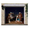 Nativity Scene Jesus Garage Door Banner Christmas Mural for Double Garage Door