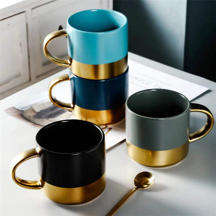 Minimalism Style Europe Cheap Fancy Design Coffee Tea Mugs Wholesale Mug Ceramic for Home
