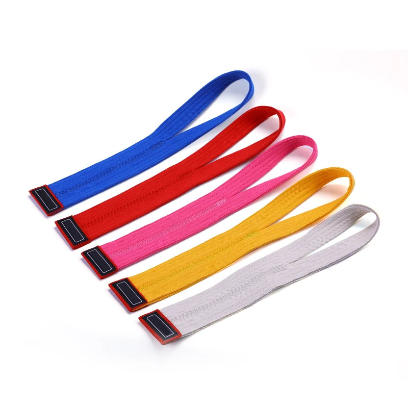 LS0772 Custom Logo Cotton Weight Lifting Straps Wholesale Pink Multi Colors Gym Training Belts