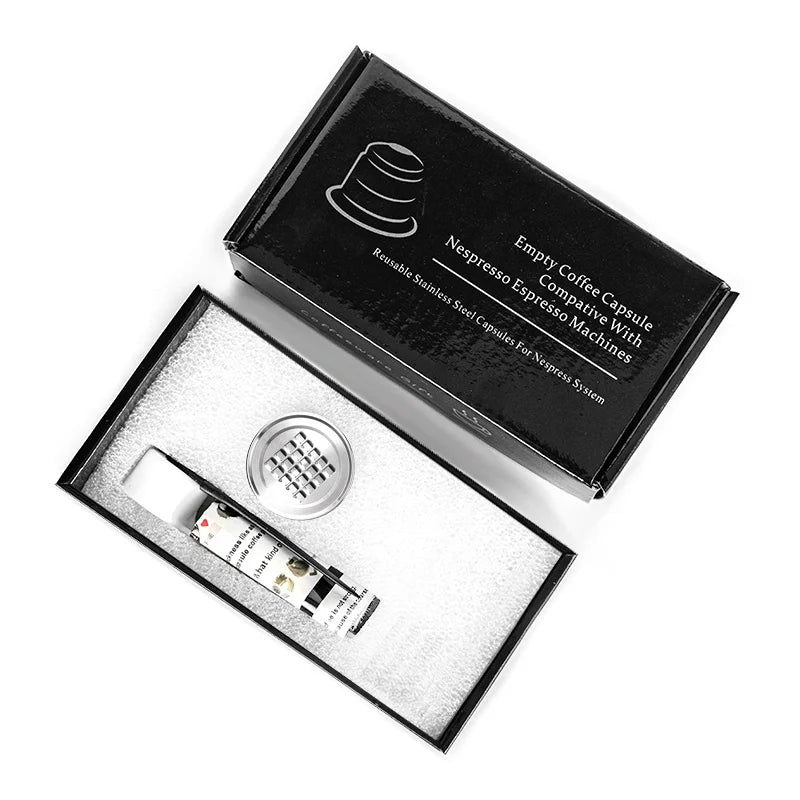 1 Pod Wareset Coffee Accessories Coffee Capsule Filter Stainless Steel Reusable Coffee Pod for Nespresso Original