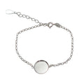 Solid Sterling Silver Adjustable Bracelet Base Settings 12mm Bezel Bracelet Blank