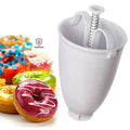 Handmade Plastic Donut Maker with Waffle Molds Manual Dispenser Cake Tools