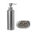 Custom Logo Bathing Fancy Stainless Steel Hand Soap Lotion Bottle Soap Holder