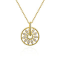 Pendant Rhinestone Initial Style Statement Necklace