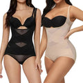 Custom Shaperwear Control Panties CJ31183#Women Sexy Double Slim Full Body Shapewear Breathable Smooth Corset Nylon