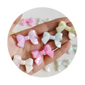 100PCS AB Color Acrylic Loose Beads Bowknot Bow Beads Loose DIY for Bracelets Necklace Jewelry Making Accessories 24*33MM