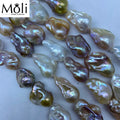 Natural AAAA Grade Mix Color 13-17mm Freshwater Baroque Loose Pearl Strand for Wholesale DIY Jewelry