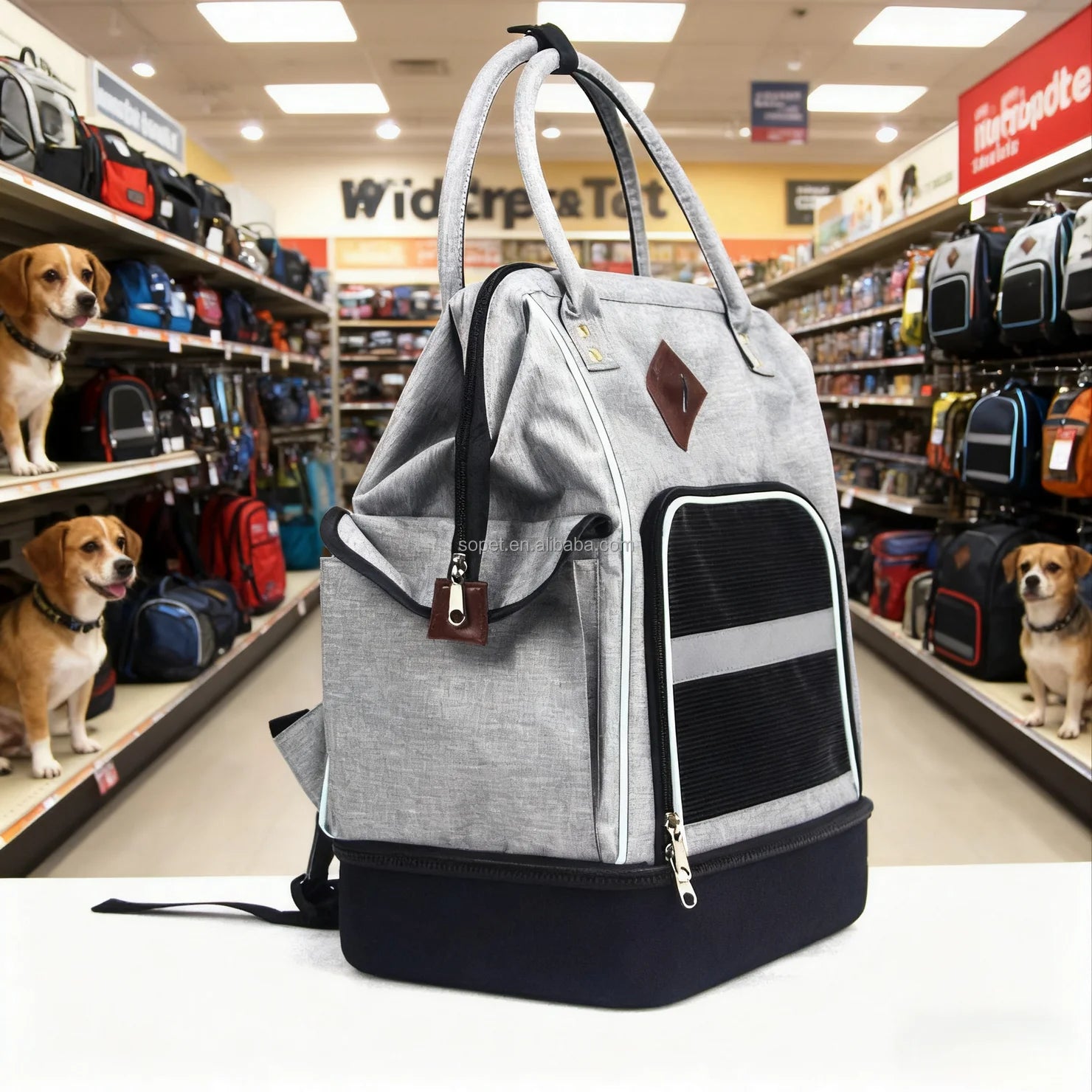 New Fashion Lightweight Backpack Carrier for Pets Hard EVA Bottom Airline Approved for Outdoor Travel