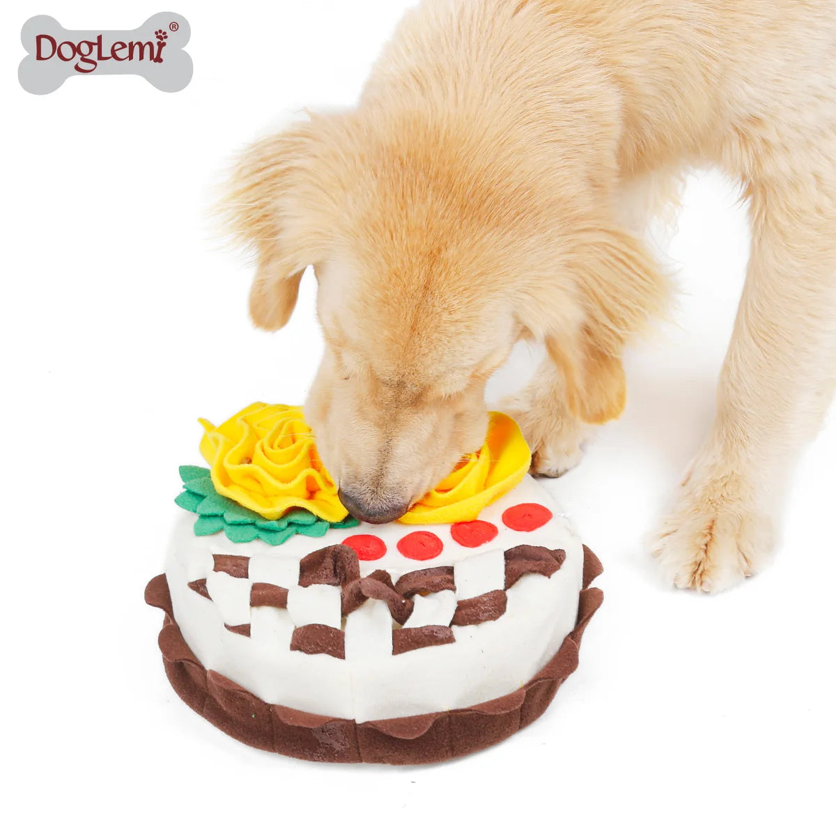 Birthday Cake Shape Round Pet Dog Snuffle Mat Training snuffle Mat for Dogs Pet Feed