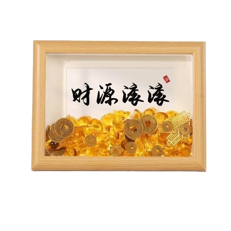 Office Desk Chinese Fengshui Lucky Wealth Attracting Polished Crystal Ball Ornament-EURAN Brand Fashion Trend Art Collectible