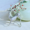 MT062313 Fashion Animal Deer Brooch Women Alloy Enamel Brooch Jewelry