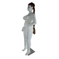 Voluptuous Female Fiberglass Full-Body Sitting Plus Size Adult Dress Form Mannequin by Yy