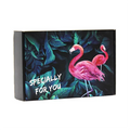 Custom Printed Brown Eco-friendly Art Paper Corrugated Cardboard Offset Printed Film Laminated Wall Collage Poster Kit