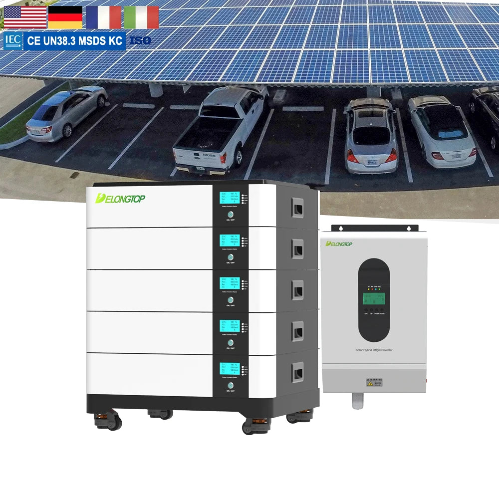 48V 200Ah LiFePO4 Solar Battery 10kWh 20kWh 30kwh 50kwh EU Stock Lithium Ion Home Storage Battery