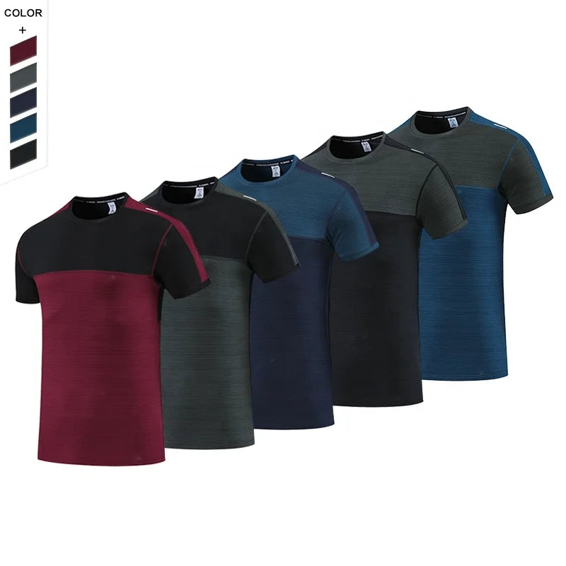 OEM/ODM Top Quality Summer Sports Short Sleeve Loose Round Neck Gym Fitness Casual Men's T-Shirt