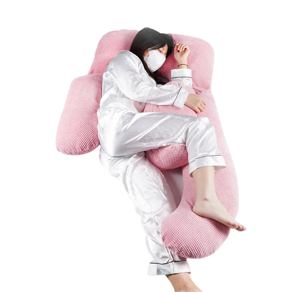Customized  U Shaped Full Body Maternity Memory Foam Pregnant Woman Pregnancy Pillow for Sleeping