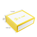 Wedding Bridesmaid Invitation Box Folding Cardboard Paper with Embossing Customizable Size & Color Photo Frame & Gift Favors