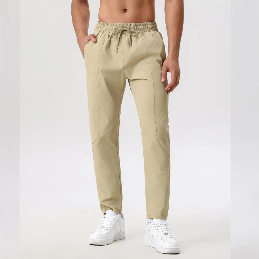 Men Joggers Solid Pants Gym Quick Dry Lightweight Fitness Bodybuilding Joggers Runners Sweatpants Trousers MegaBDM